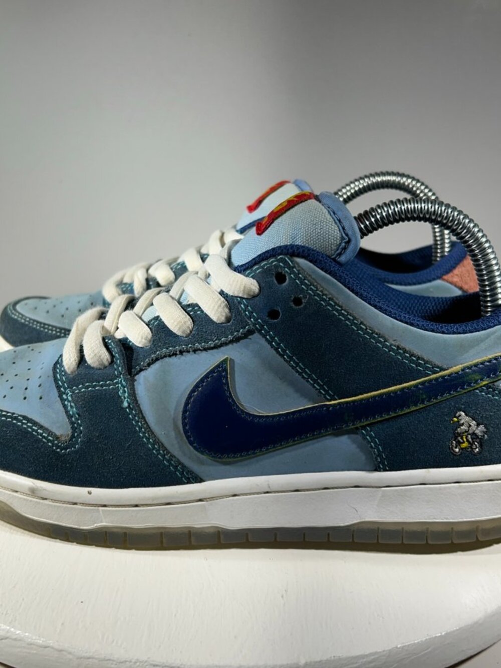 Nike SB Dunk Low Pro Why So Sad Skateboarding Shoes Mens Size 6 Blue DX5549-400